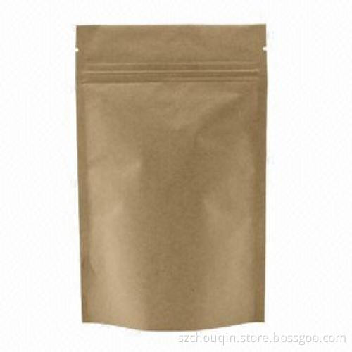 Zip Bag for food packaging, food grade material, tear notch and stand up, fast lead-time